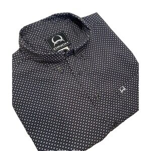 Cinch Arena Flex Performance Shirt S/S Mens XL Multicolor Geometric Dotted Print
